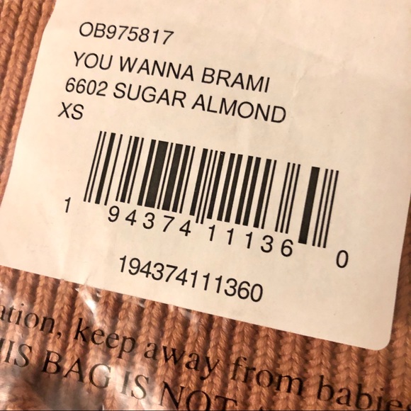 FREE PEOPLE Crocheted You Wanna Brami Bralette XS - Picture 13 of 13